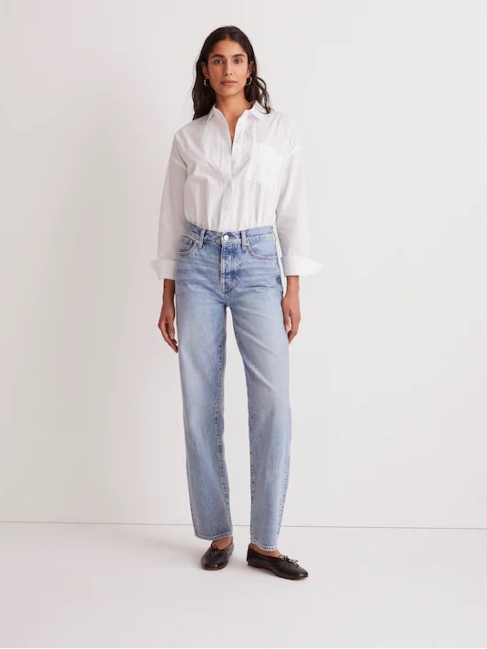 Madewell Low-Slung Straight Jeans